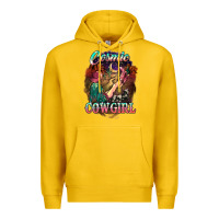 Lemon Cosmic Cowgirl Premium Hoodie - HowdyJamesFarm