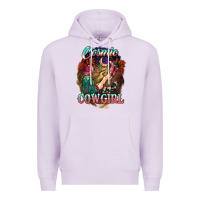 Lilac Cosmic Cowgirl Premium Hoodie - HowdyJamesFarm
