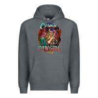 Rock Cosmic Cowgirl Premium Hoodie - HowdyJamesFarm