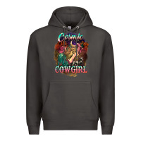 Smoke Cosmic Cowgirl Premium Hoodie - HowdyJamesFarm