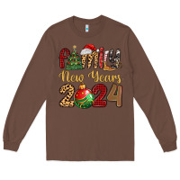 Chestnut family new years 2024 Long Sleeve Tee - MaliasSmallBusiness