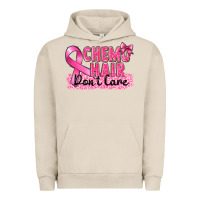 Pigment French Oak Breast Cancer Chemo hair don't care Urban Hoodie - FaDigitalArtStudio
