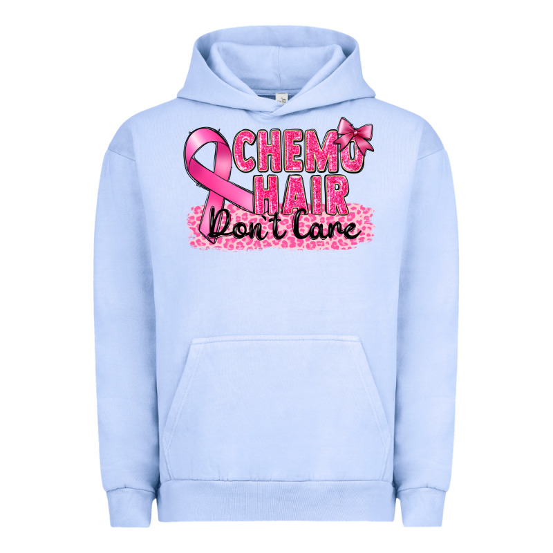 Breast Cancer Chemo Hair Don't Care Urban Hoodie by FaDigitalArtStudio | Teevron
