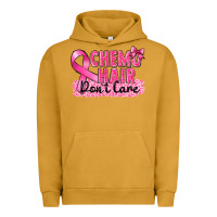 Pigment Peanut Butter Breast Cancer Chemo hair don't care Urban Hoodie - FaDigitalArtStudio