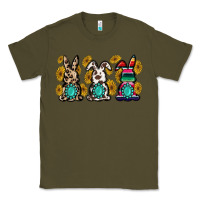 Army Green western bunny Classic Tee - MaliasSmallBusiness