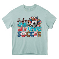 Arona just a girl who loves soccer Heavy Core Tee - HRA Design Shop