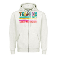 Teacher Believe Zipper Hoodie | Teevron