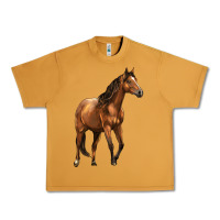 Peanut Butter Quarter Horse Urban Heavy Tee - LillyAllenDesigns