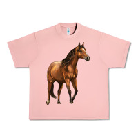 Salmon Quarter Horse Urban Heavy Tee - LillyAllenDesigns