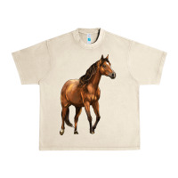 Sandshell Quarter Horse Urban Heavy Tee - LillyAllenDesigns