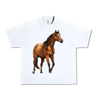 White Quarter Horse Urban Heavy Tee - LillyAllenDesigns