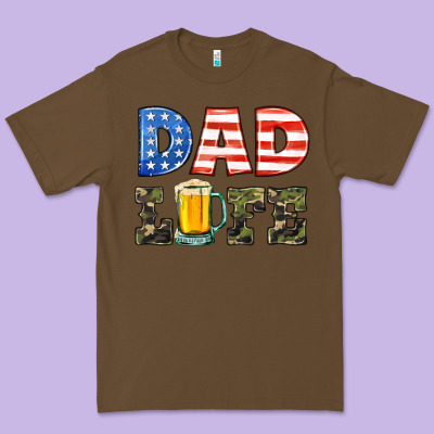 Dad Life Premium Tee Designed By Hra Design Shop