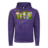 Cloud Purple coffee cups Vintage Hoodie - NancyCooperArtShop