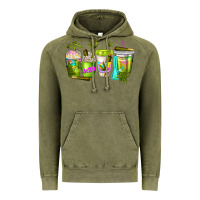 Coffee Cups Vintage Hoodie | Teevron