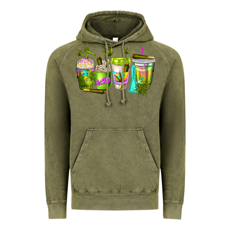 Coffee Cups Vintage Hoodie by NancyCooperArtShop | Teevron