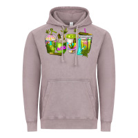 Vintage Zinc coffee cups Vintage Hoodie - NancyCooperArtShop