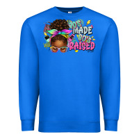 True Royal 70's made 80's raised afro messy bun Premium Sweatshirt - texasbilliewilder