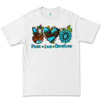 White peace love  gemstone Premium Tee - AdoDesignShop
