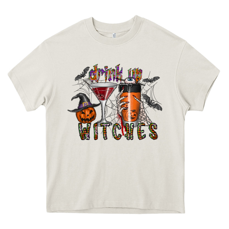 Drink Up Witches Heavy Core Tee by CowhideDigitalArt | Teevron
