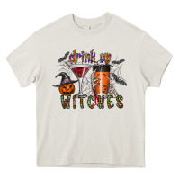 Cream drink up witches Heavy Core Tee - CowhideDigitalArt