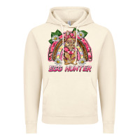 Vintage Artic easter pink camouflage egg hunter  bunny rainbow Vintage Hoodie - BarkalooDesign
