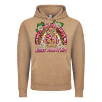 Vintage Coffee easter pink camouflage egg hunter  bunny rainbow Vintage Hoodie - BarkalooDesign