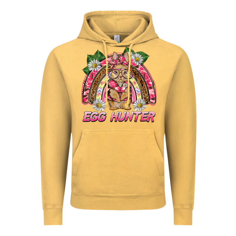 Easter Pink Camouflage Egg Hunter  Bunny Rainbow Vintage Hoodie by BarkalooDesign | Teevron