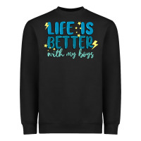Black life is better with my boys Heavyweight Sweatshirt - MaliasSmallBusiness