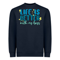 Navy life is better with my boys Heavyweight Sweatshirt - MaliasSmallBusiness