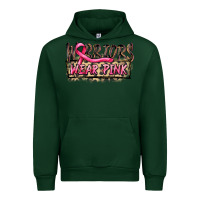Forest Green Warriors wear pink Urban Hoodie - FaDigitalArtStudio