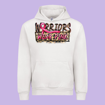 Warriors Wear Pink Urban Hoodie Designed By Fadigitalartstudio