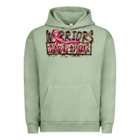 Pigment Oil Green Warriors wear pink Urban Hoodie - FaDigitalArtStudio