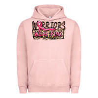 Pigment Salmon Warriors wear pink Urban Hoodie - FaDigitalArtStudio