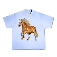Grape Ice Haflinger Horse Urban Heavy Tee - LillyAllenDesigns