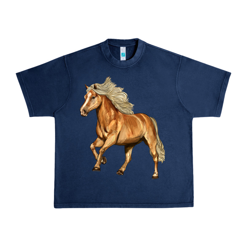 Haflinger Horse Urban Heavy Tee by LillyAllenDesigns | Teevron