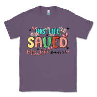 Lavender his life saved my life Classic Tee - MaliasSmallBusiness
