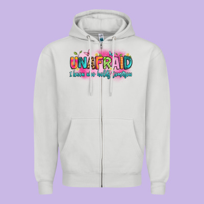 Unafraid I Know Who Holds Tomorrow Zipper Hoodie Designed By Artiststas