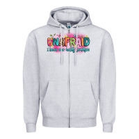 Heather Grey unafraid i know who holds tomorrow Zipper Hoodie - Artiststas