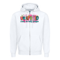 White unafraid i know who holds tomorrow Zipper Hoodie - Artiststas