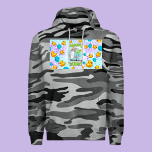 Daddy's Drinking Buddy Premium Hoodie Designed By Tumblerdesignbyshophia
