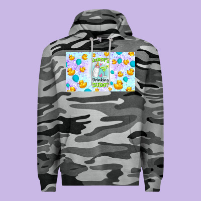 Daddy's Drinking Buddy Premium Hoodie Designed By Tumblerdesignbyshophia