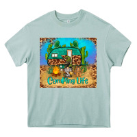 Arona camping life tumbler Heavy Core Tee - BarkalooDesign