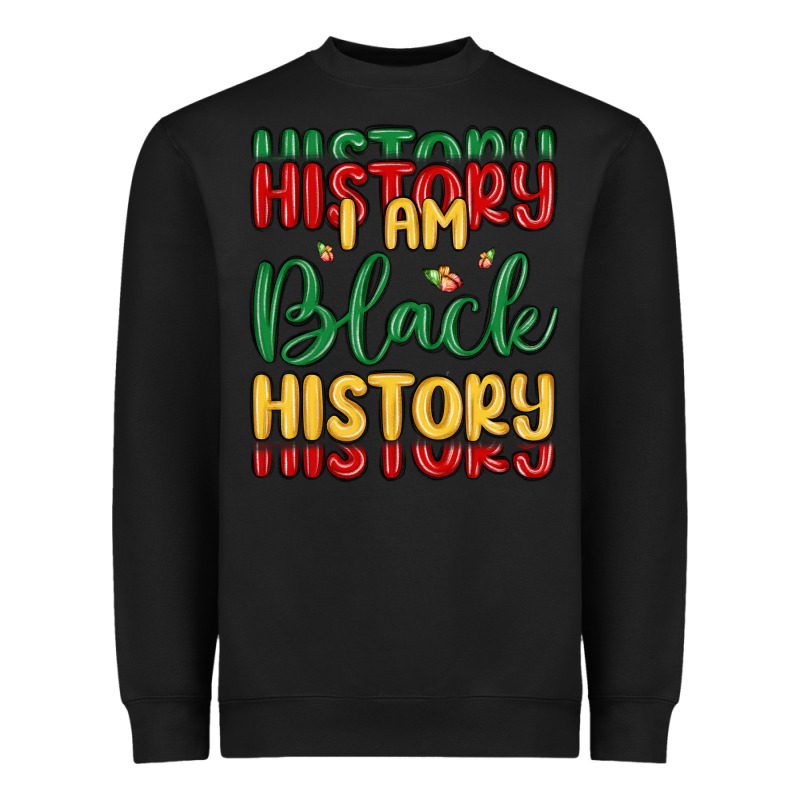 I Am Black History Heavyweight Sweatshirt by MaliasSmallBusiness | Teevron