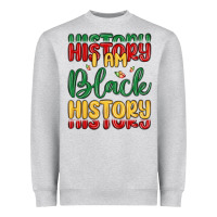 Heather Grey i am black history Heavyweight Sweatshirt - MaliasSmallBusiness