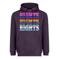Plum Rights rights rights Heavyweight Hoodie - NancyCooperArtShop