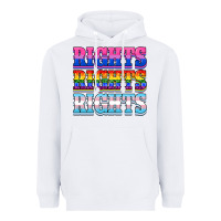 White Rights rights rights Heavyweight Hoodie - NancyCooperArtShop