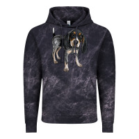 Cloud Black bluetick coonhound Vintage Hoodie - LillyAllenDesigns