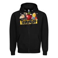 Black teacher Zipper Hoodie - Artiststas