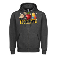 Charcoal Heather teacher Zipper Hoodie - Artiststas