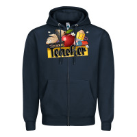 Navy teacher Zipper Hoodie - Artiststas